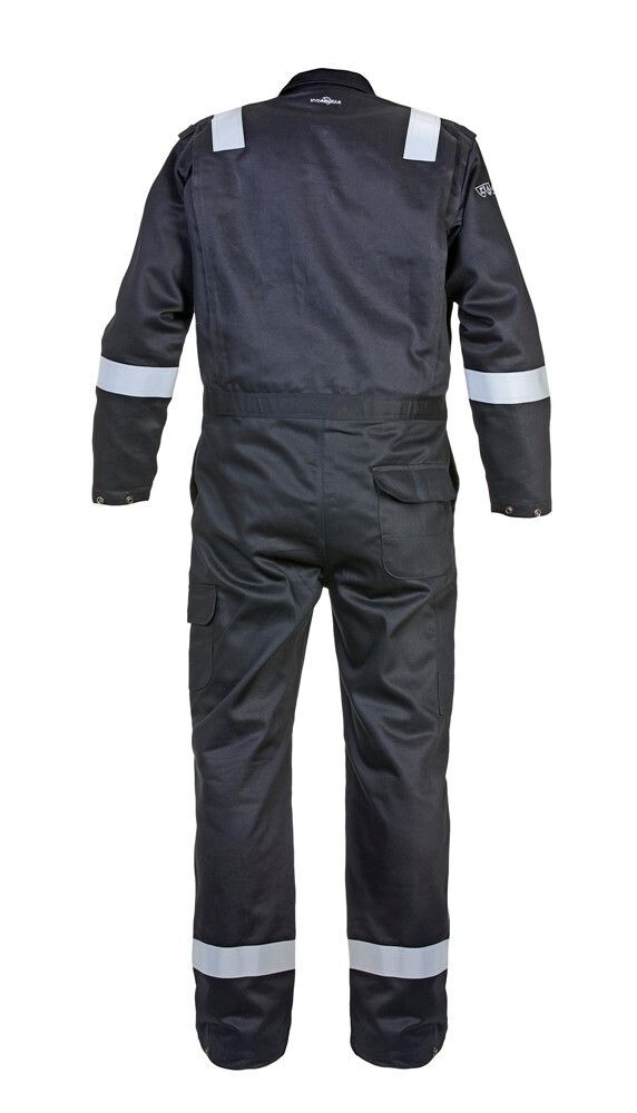 COVERALL MINDEN BLACK ZIP FR/AS MT 48