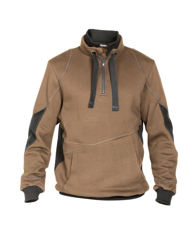 SWEATER STELLAR COPES80 (290 gr) LEEMBRUIN/ANTRACIETGRIJS XL