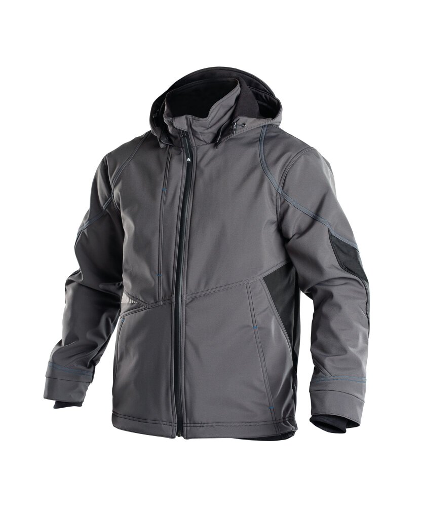 SOFTSHELL GRAVITY PES21 (280 gr) ANTRACIETGRIJS/ZWART 2XL