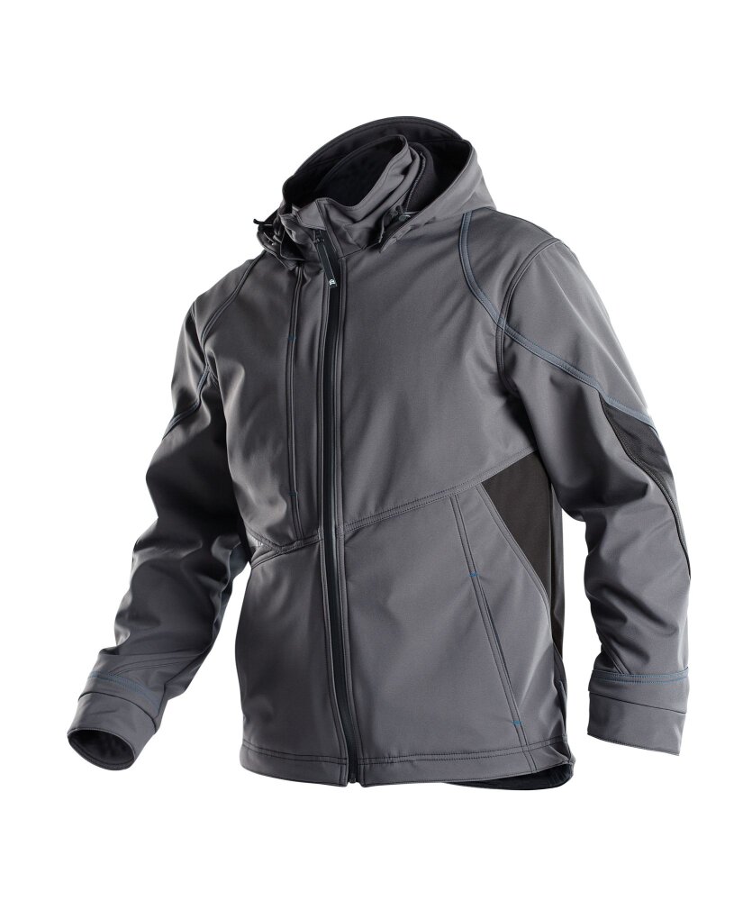 SOFTSHELL GRAVITY PES21 (280 gr) ANTRACIETGRIJS/ZWART 2XL