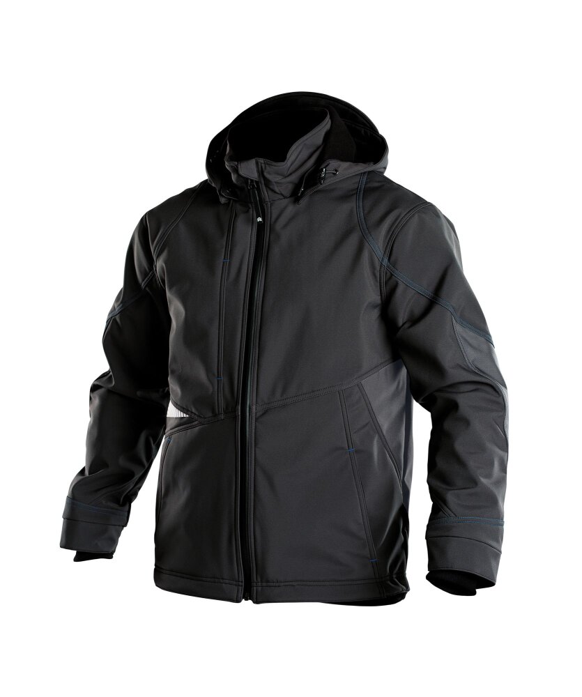 SOFTSHELL GRAVITY PES21 (280 gr) ZWART/ANTRACIETGRIJS 2XL