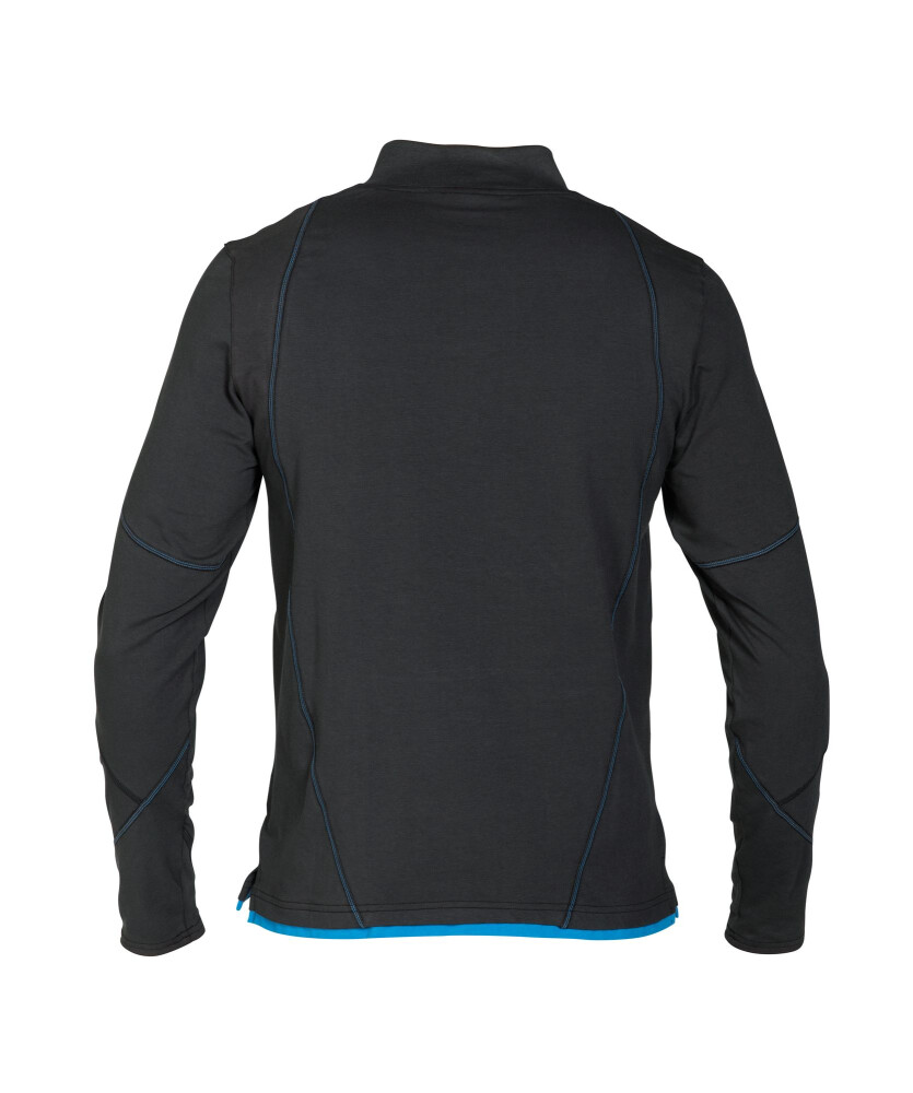 T-SHIRT SONIC COSPA05 (220 gr) ZWART/AZUURBLAUW L