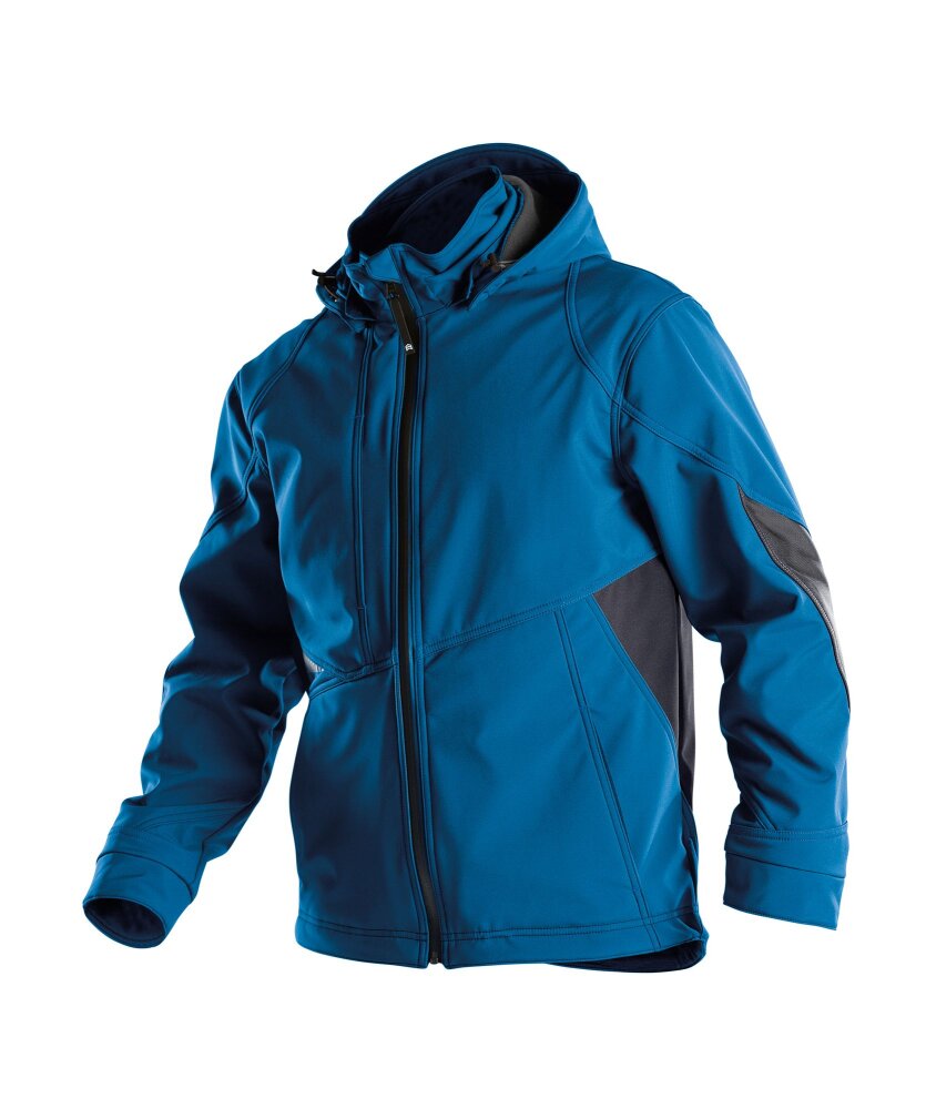 SOFTSHELL GRAVITY PES21 (280 gr) AZUURBLAUW/ANTRACIETGRIJS M