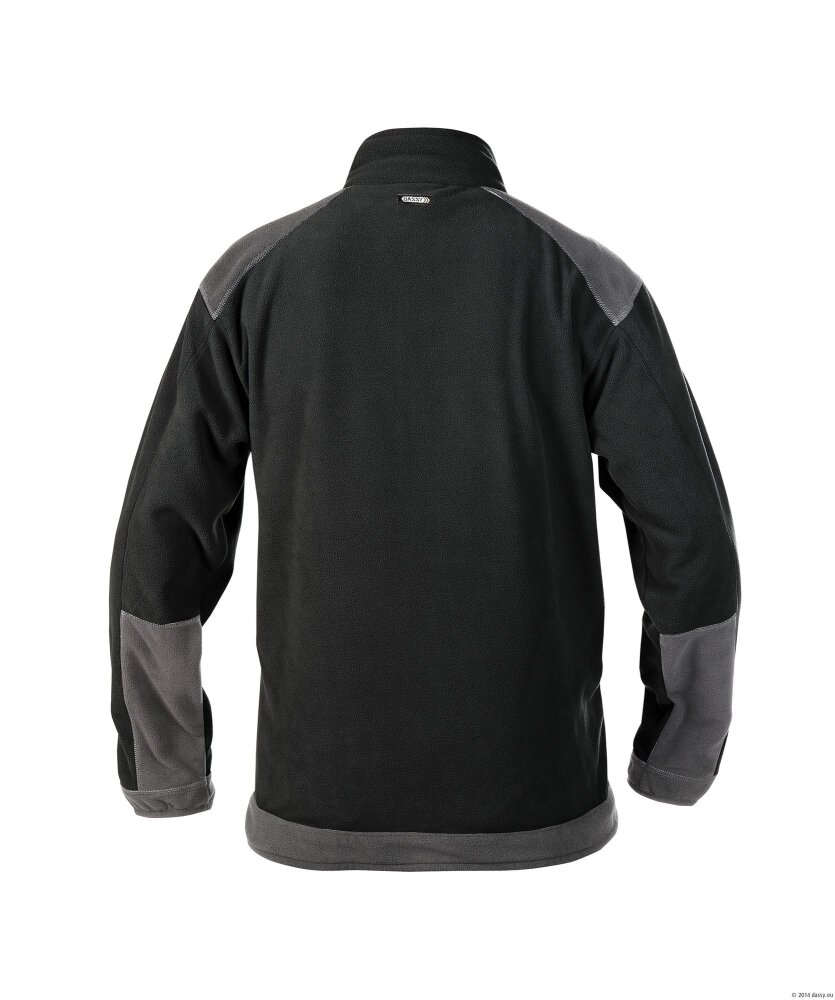FLEECE KAZAN PES16 (260 gr) ZWART/CEMENTGRIJS L
