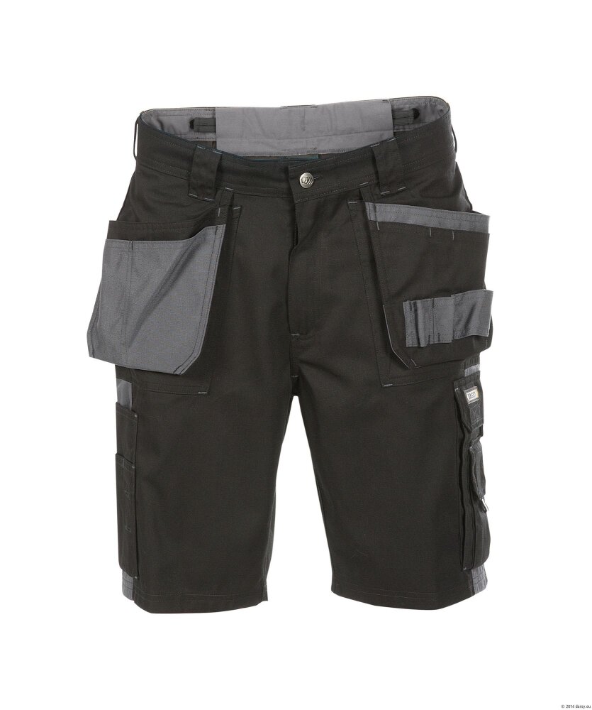 SHORT MONZA PESCO61 (245 gr) ZWART/CEMENTGRIJS 48