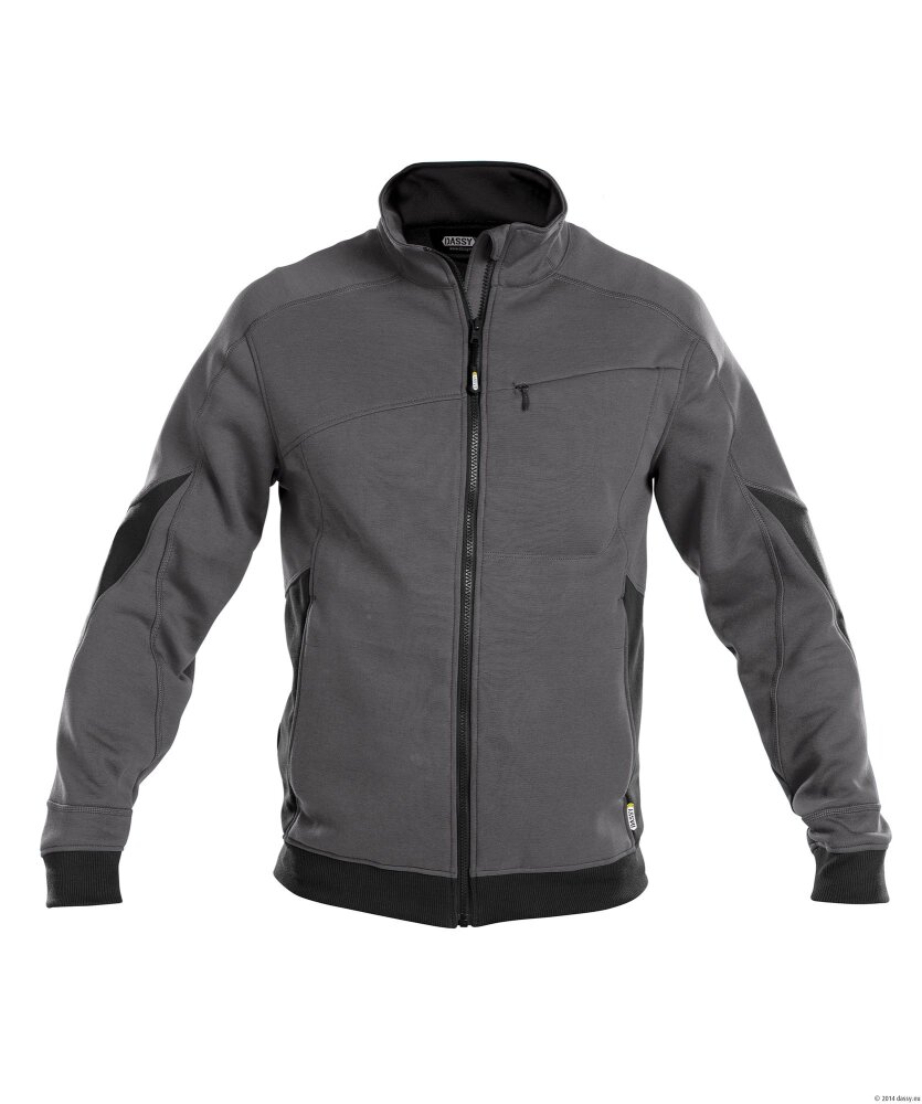 SWEATER VELOX COPES86 (305 GR) ANTRACIETGRIJS/ZWART M