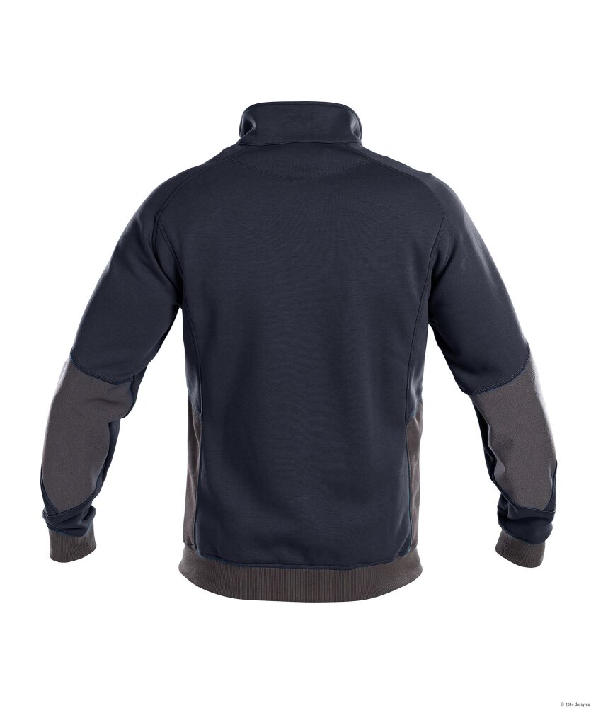 SWEATER VELOX COPES86 (305 GR) NACHTBLAUW/ANTRACIETGRIJS XL