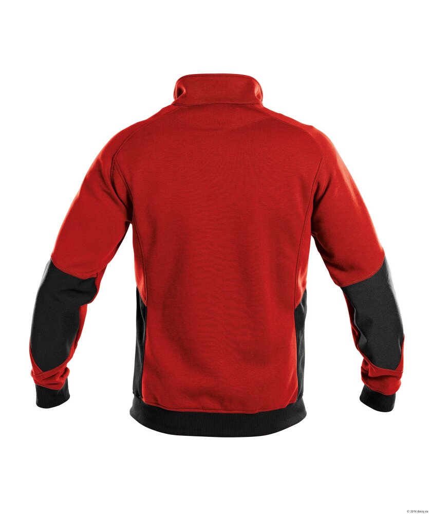 SWEATER VELOX COPES86 (305 GR) ROOD/ZWART M