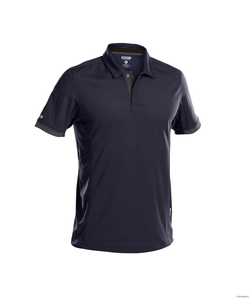 POLO TRAXION PES44 (216GR) NACHTBLAUW/ANTRACIETGRIJS 2XL