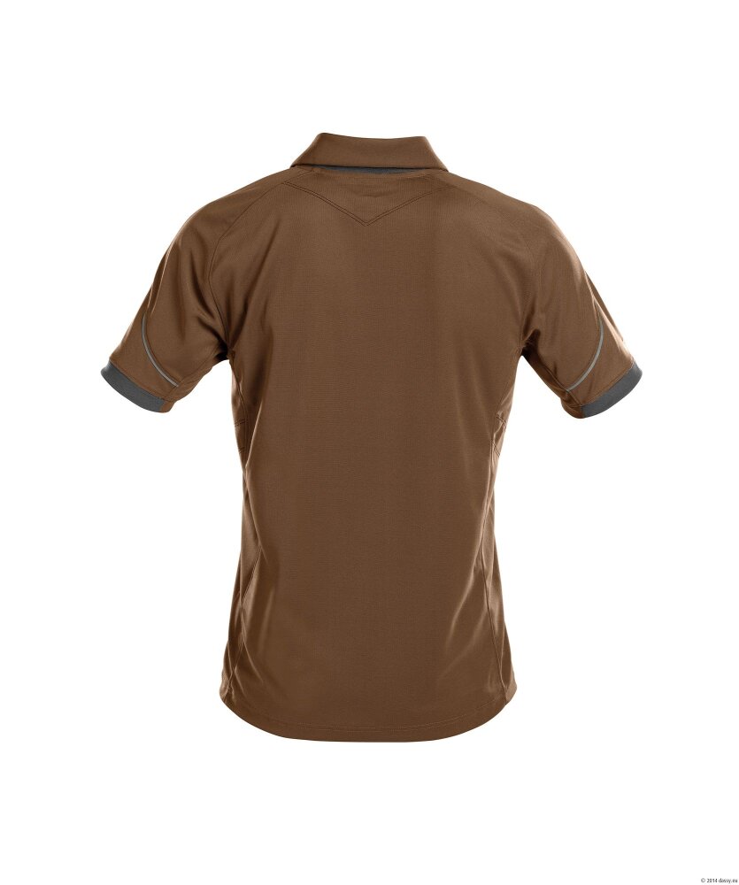 POLO TRAXION PES44 (216GR) LEEMBRUIN/ANTRACIETGRIJS S