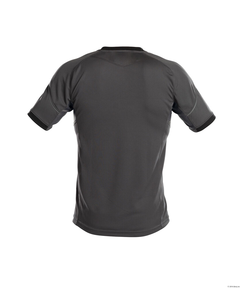 T-SHIRT NEXUS PES04 (141GR) ANTRACIETGRIJS/ZWART S