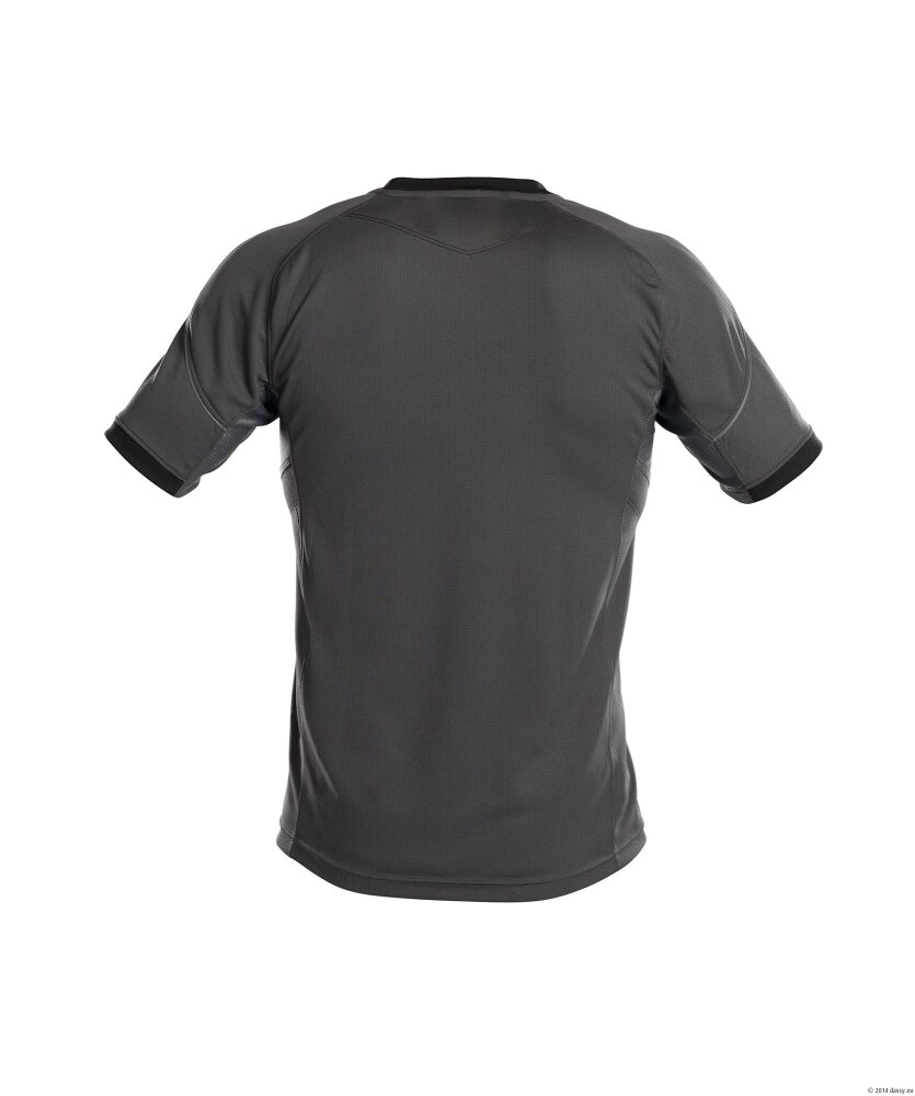 T-SHIRT NEXUS PES04 (141GR) ANTRACIETGRIJS/ZWART M