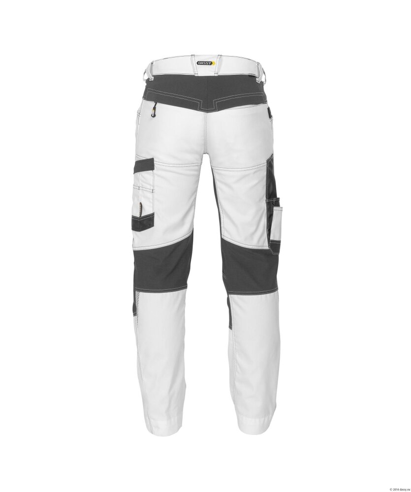 BROEK HELIX PAINTERS PESCO41 (245 GR) WIT/ANTRACIETGRIJS 50