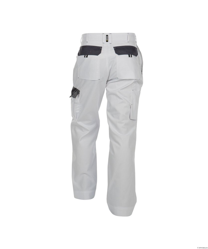 BROEK NASHVILLE PESCO61 (245 gr) WIT/CEMENTGRIJS 60