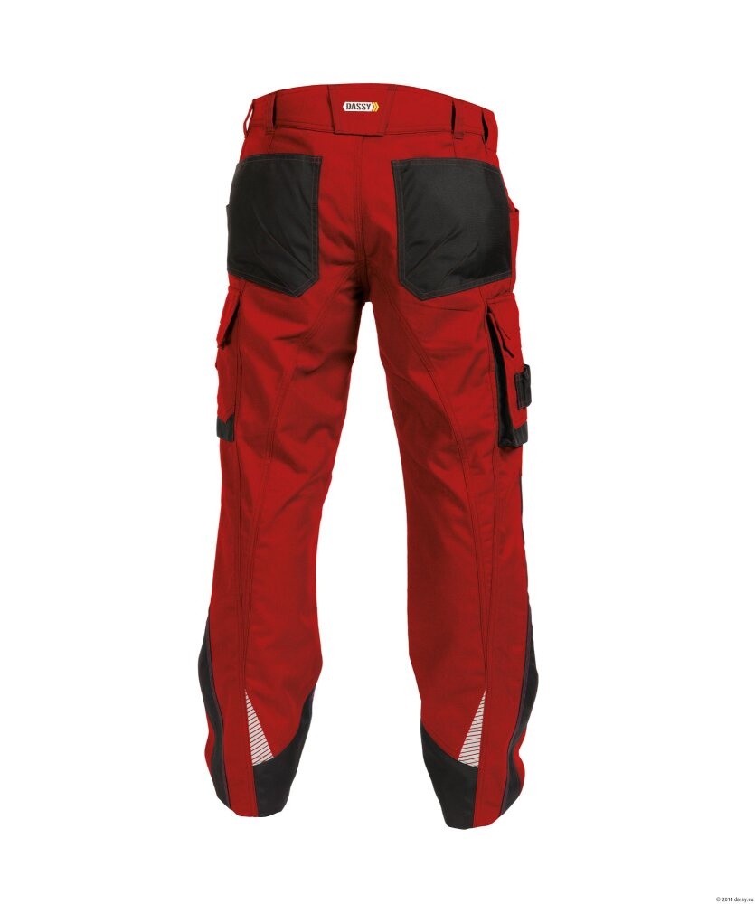 BROEK NOVA PESCO63 (250 gr) ROOD/ZWART 54