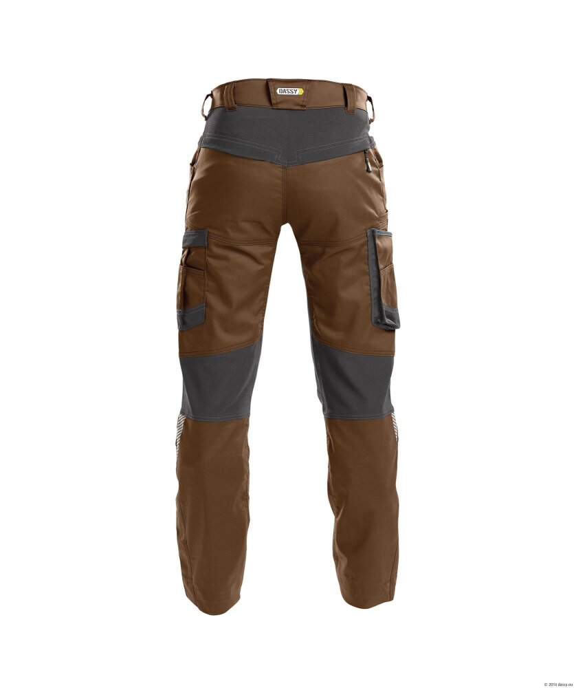 BROEK HELIX PESCO41 (245 GR) LEEMBRUIN/ANTRACIETGRIJS 53