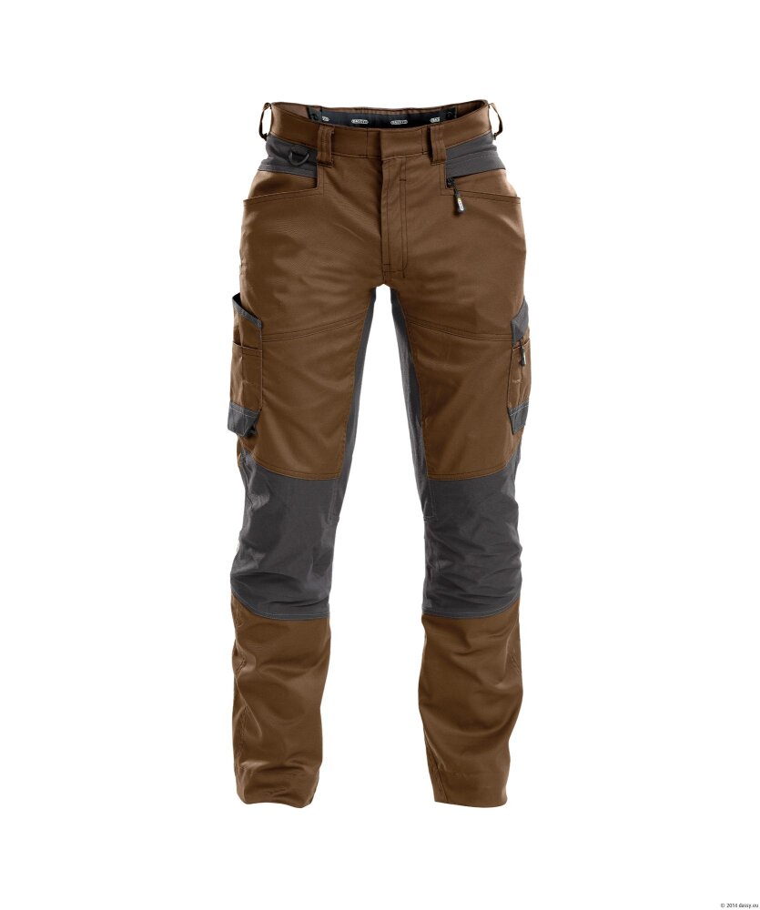 BROEK HELIX PESCO41 (245 GR) LEEMBRUIN/ANTRACIETGRIJS 53