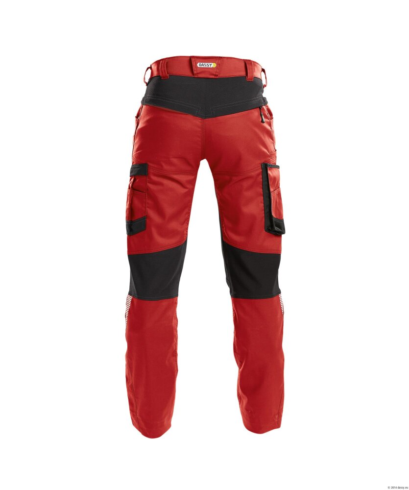 BROEK HELIX PESCO41 (245 GR) ROOD/ZWART 58