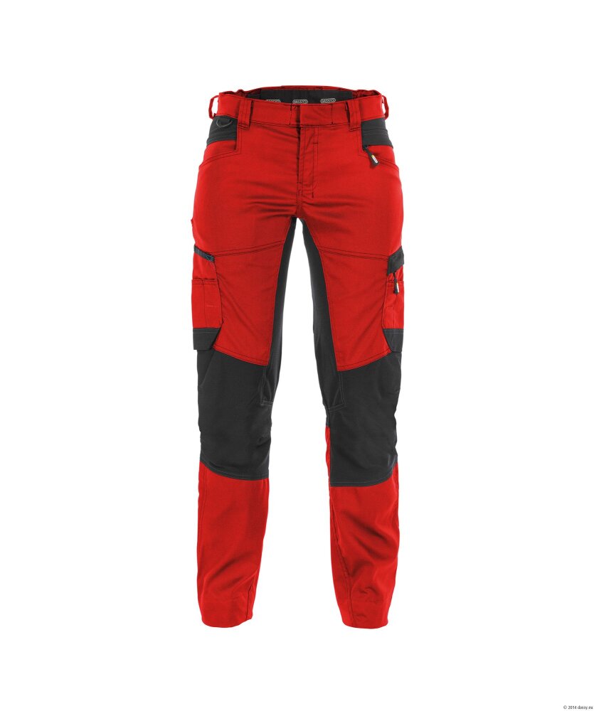 BROEK HELIX WOMEN PESCO41 (245 GR) ROOD/ZWART 50