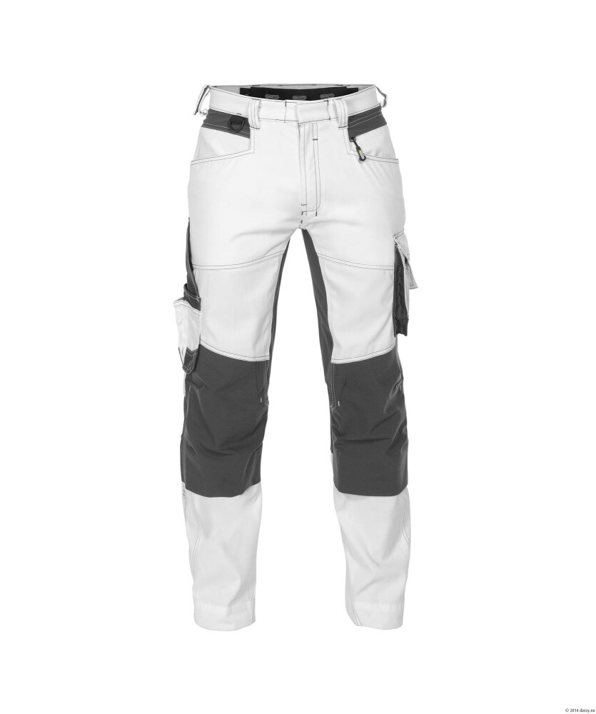 BROEK DYNAX PAINTERS PESCO41 (245 GR) WIT/ANTRACIETGRIJS 54