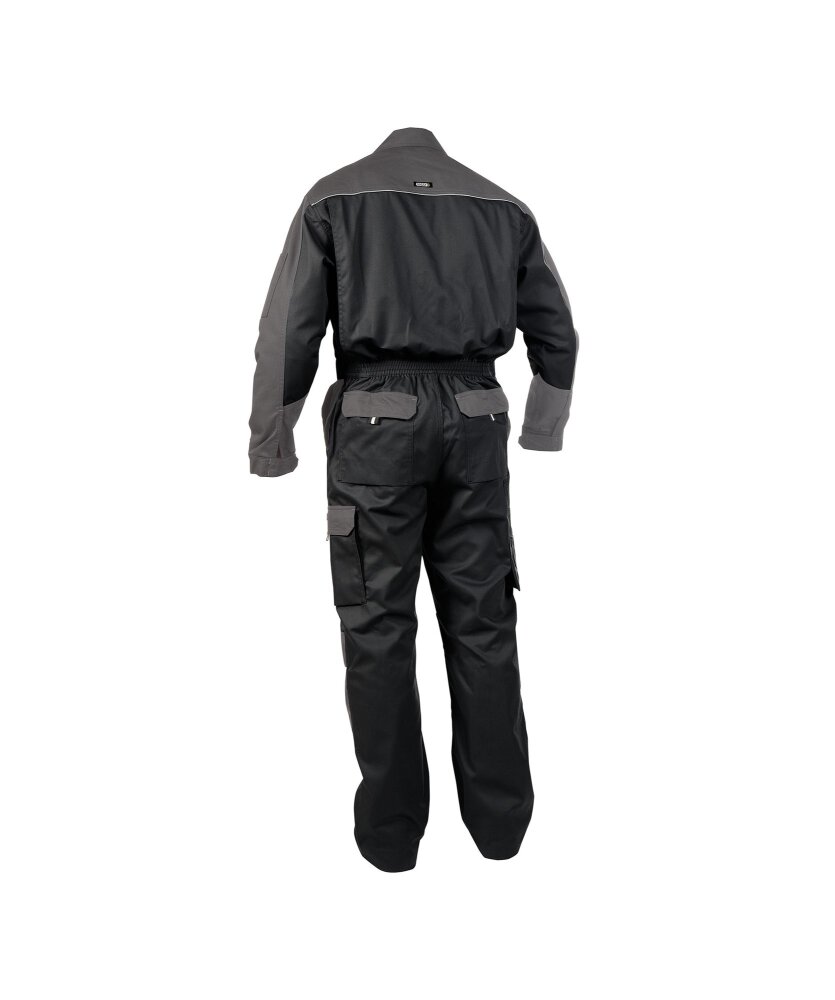 OVERALL CANNES ZWART/GRIJS 2XL
