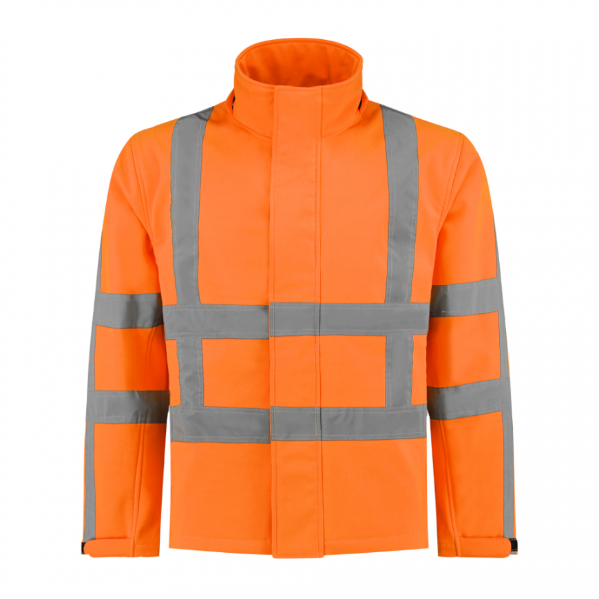 SOFTSHELLJAS RWS FUO ORANJE XL