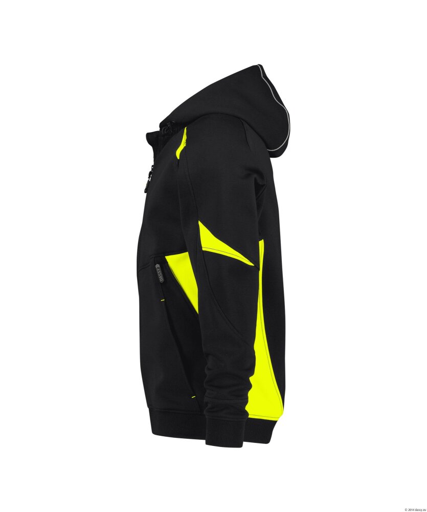 JAS SANTOS ZWART/FLUOGEEL XXL