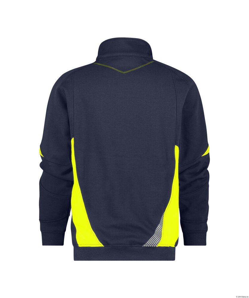 SWEATER ARATU NACHTBL/FLUOGEEL S
