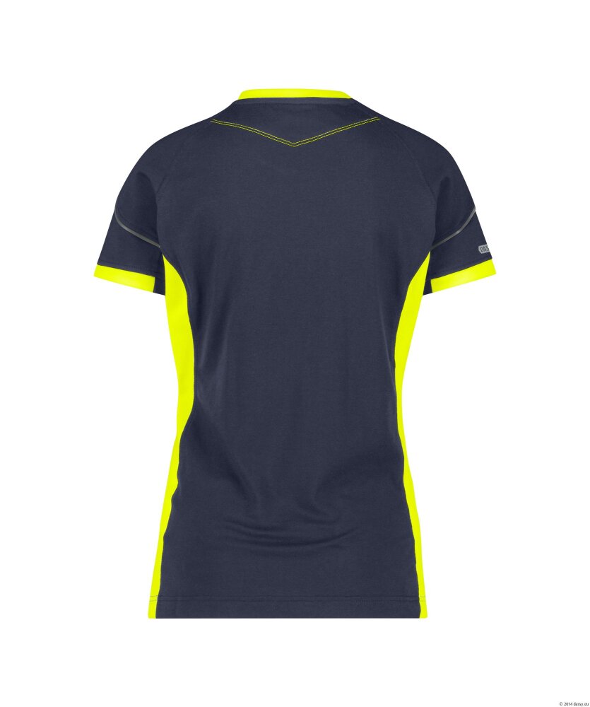 T-SHIRT TAMPICO WOMEN NACHTBLAUW/FLUO M