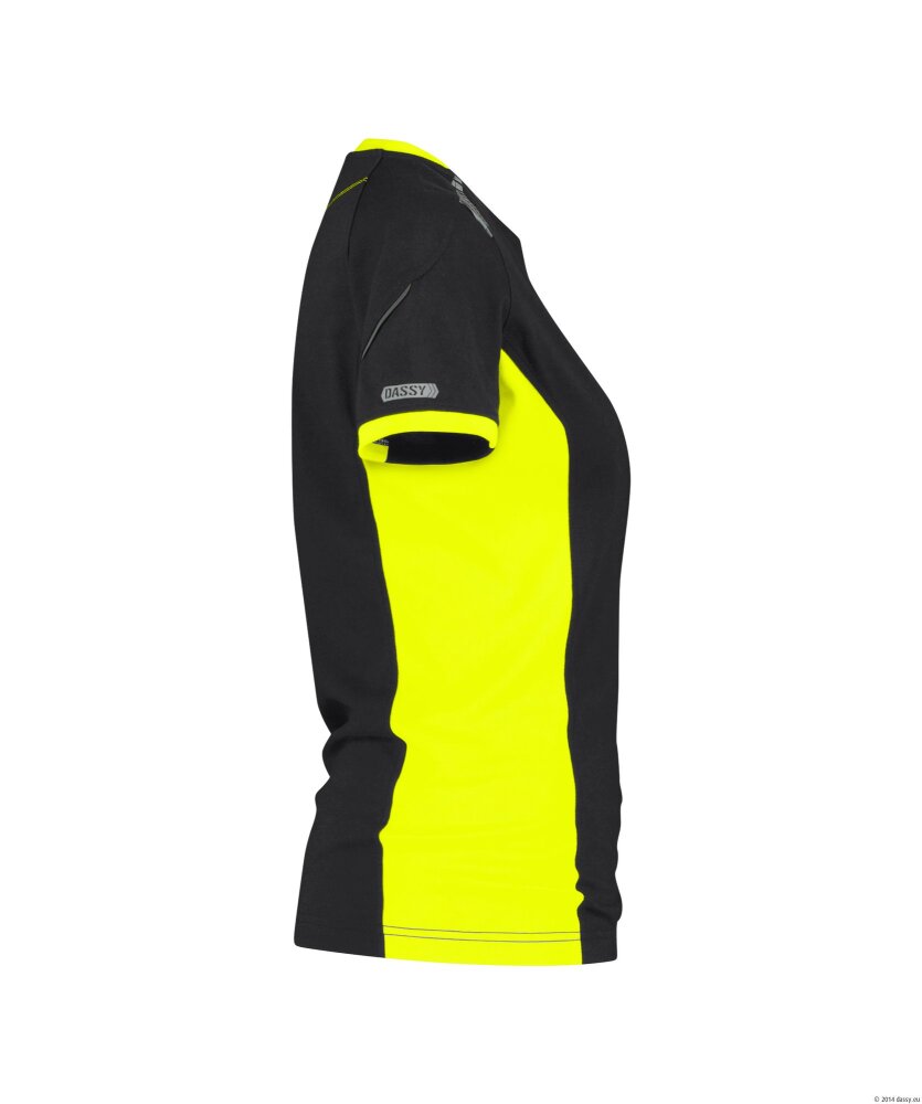 T-SHIRT TAMPICO WOMEN NACHTBLAUW/FLUO M
