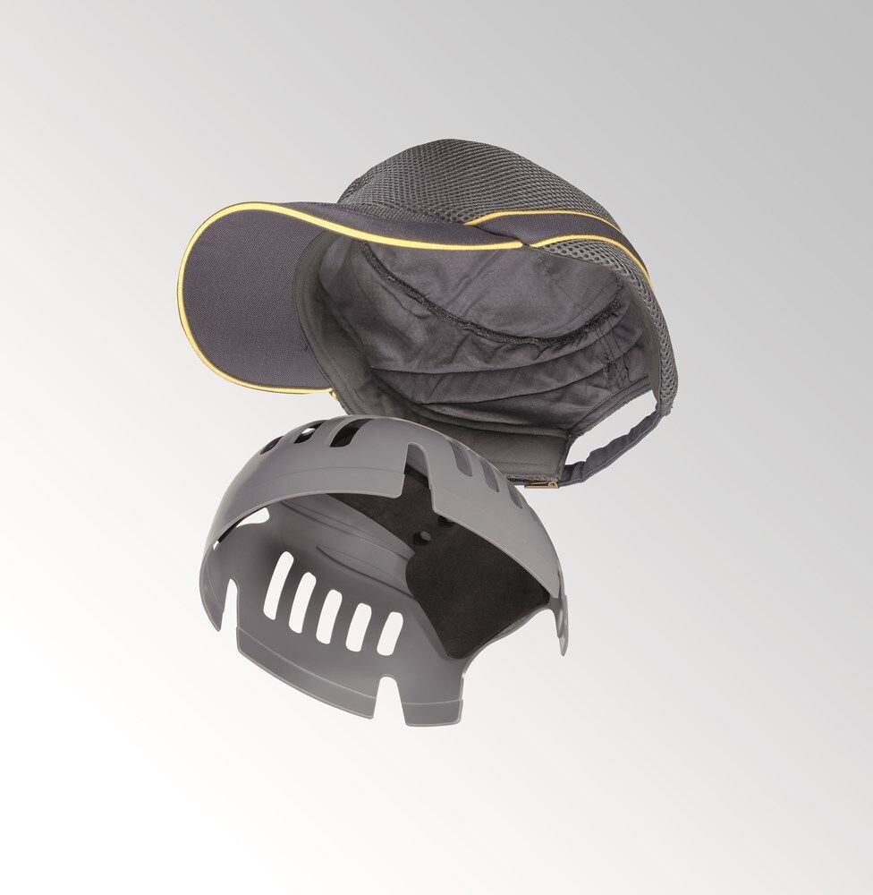 ERGONOMISCHE STOOTCAP AIR COLTAN JAUNE