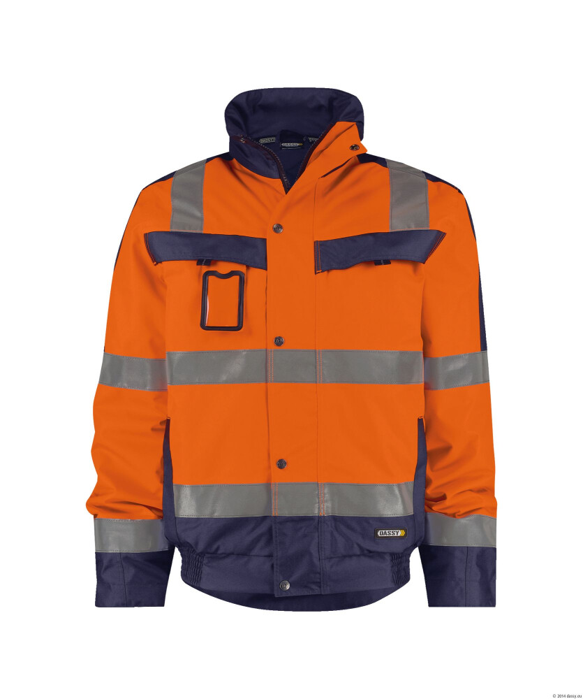 JAS LIMA ORANJE/MARINE MAAT L