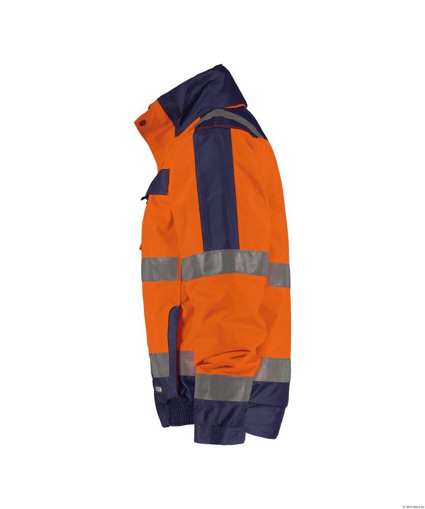 JAS LIMA ORANJE/MARINE MAAT XL