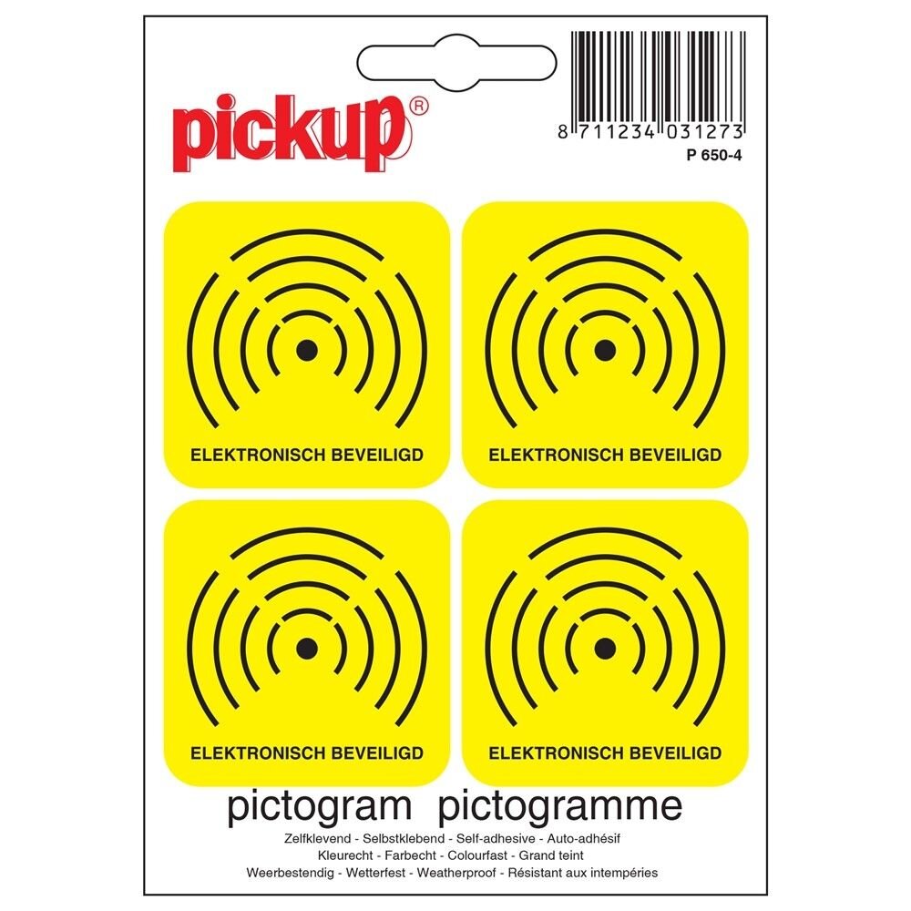 PICTOGRAM ELECTRISCH BEVEILIGD