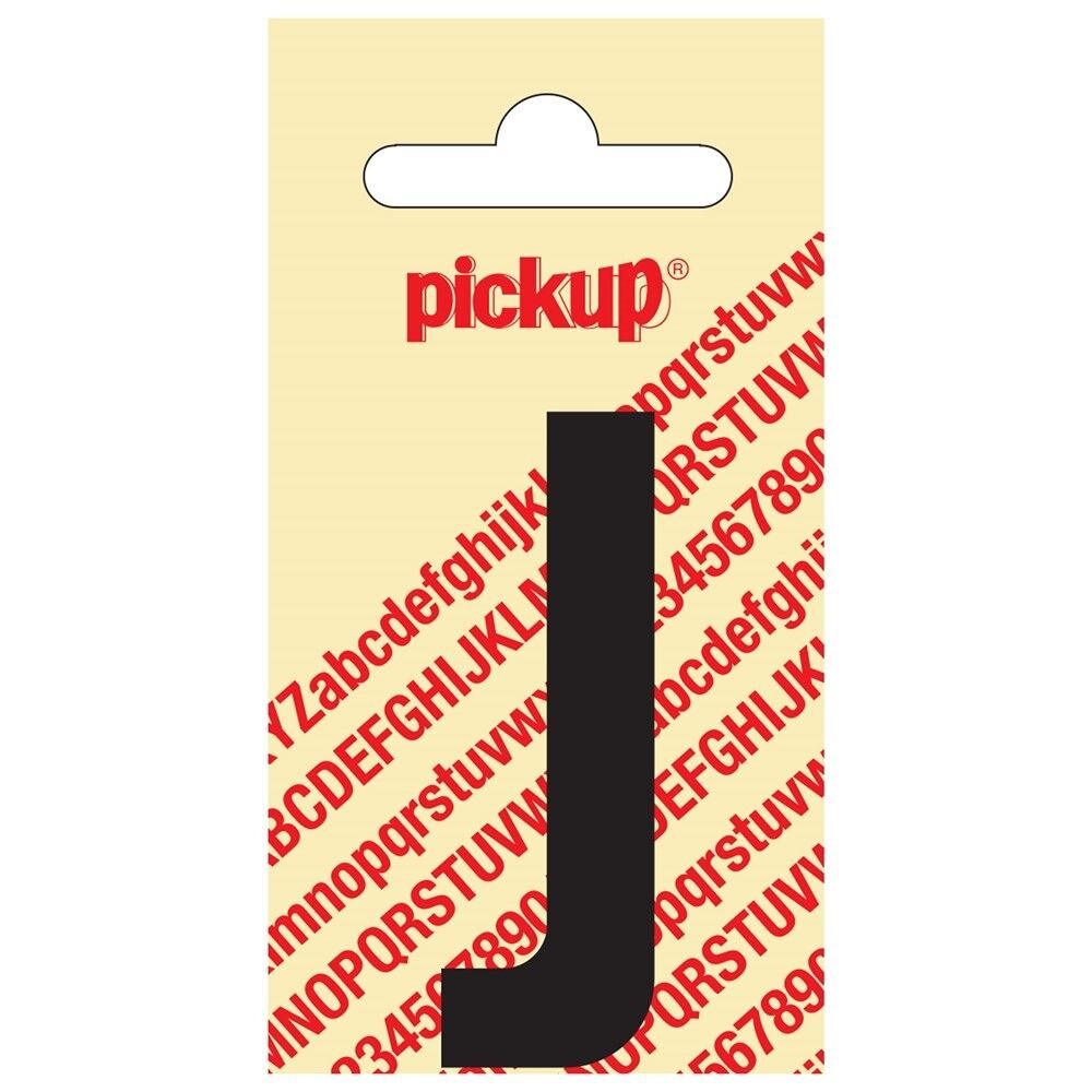 LETTER J 60MM ZWART
