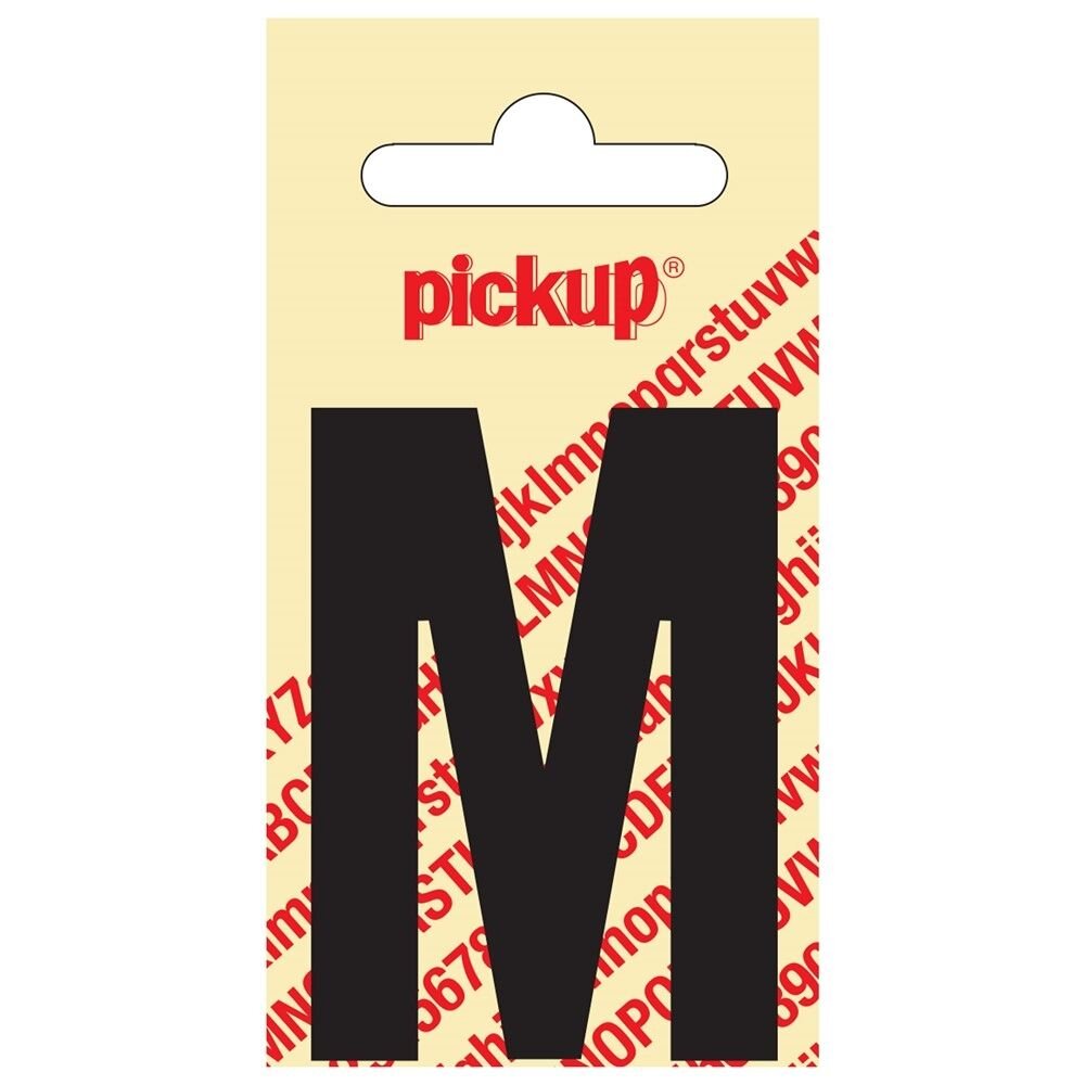 LETTER M 60MM ZWART