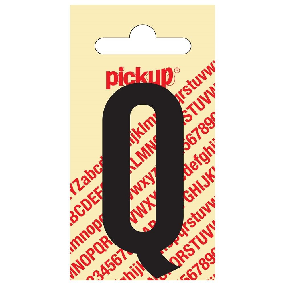 LETTER Q 60MM ZWART