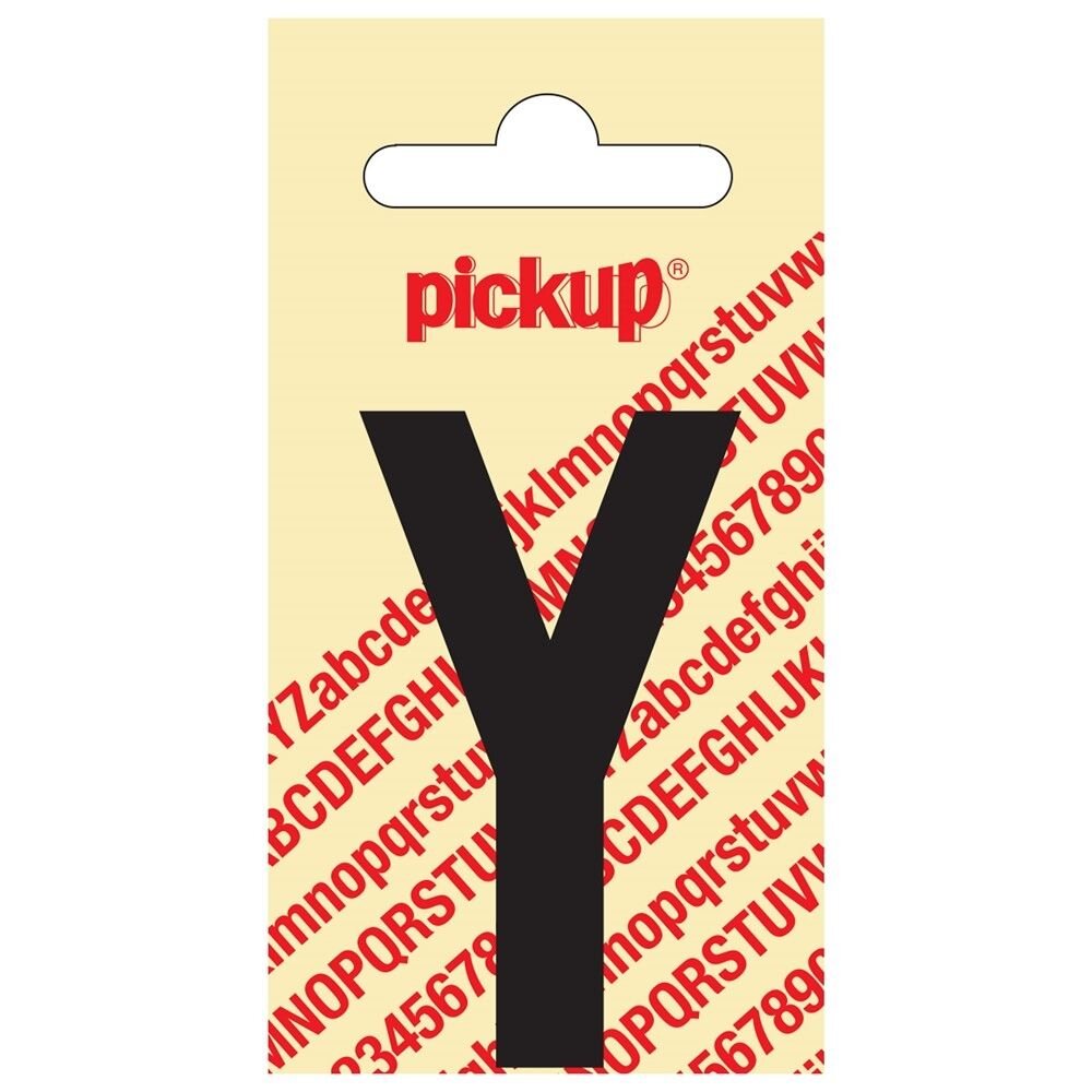 LETTER Y 60MM ZWART