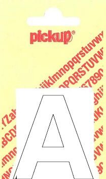 PLAKLETTER A HELVETICA 60MM WIT