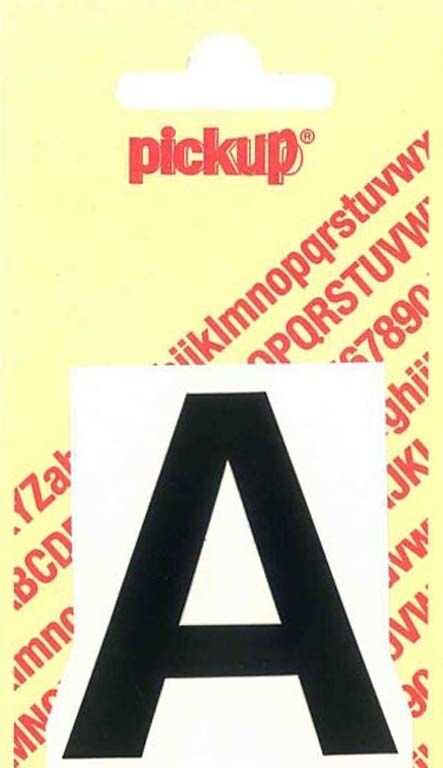 PLAKLETTER A HELVETICA 60MM ZWART