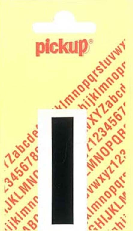PLAKLETTER I HELVETICA 60MM ZWART