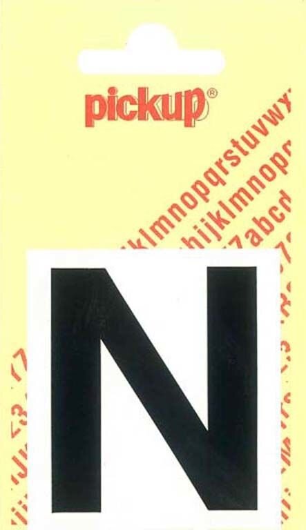 PLAKLETTER N HELVETICA 60MM ZWART