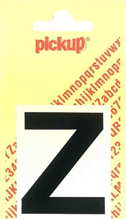 PLAKLETTER Z HELVETICA 60MM ZWART