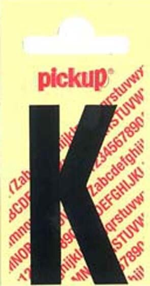 PLAKLETTER K NOBEL 150MM ZWART