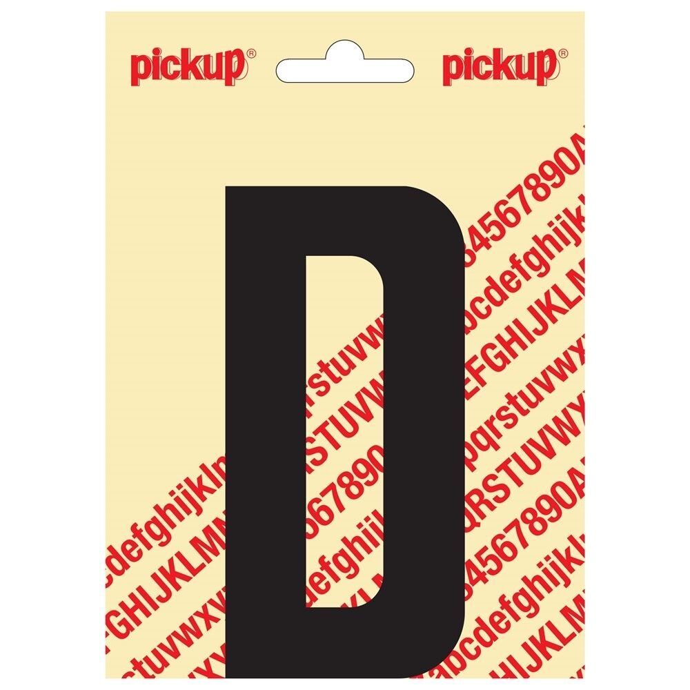 PLAKLETTER D NOBEL 120MM ZWART