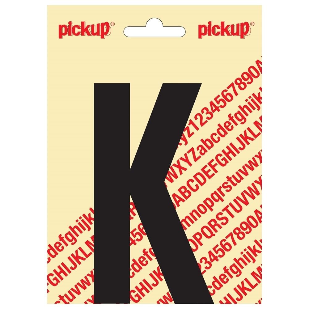 PLAKLETTER K NOBEL 120MM ZWART