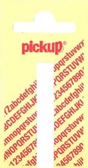 PLAKLETTER I NOBEL 150MM WIT