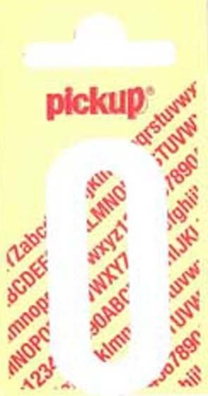PLAKLETTER O NOBEL 150MM WIT
