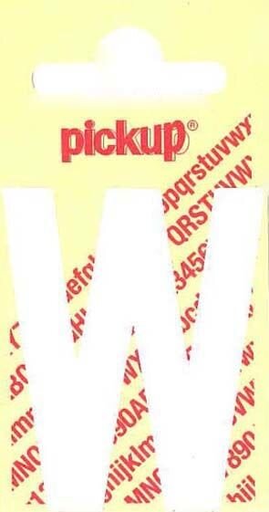 PLAKLETTER W NOBEL 150MM WIT