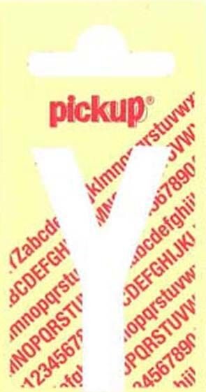 PLAKLETTER Y NOBEL 150MM WIT